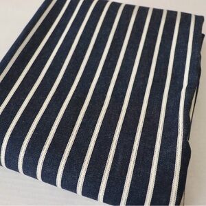 Striped stretch denim fabric, 2 yards